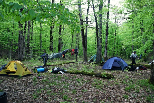 Лагерь под горой Фаше.